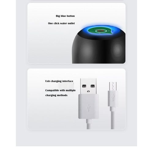 800MAH Rechargeable Automatic Water Dispenser Pump– Convenient &amp; Portable Electric Bottle Pump for Home, Office, and Outdoor Use