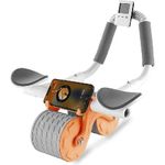 Abdominal Exercise Roller Wheel with Timer and Mat – Ultimate Core Workout Set Automatic Rebound Ab with Elbow Support – Abs Exercise Equipment for Home Gym Fitness Men and Women
