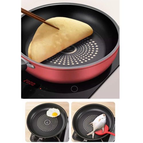 addigoes 28cm Crystal Diamond Non-Stick Frying Pan - Multi-Functional Kitchen Cookware with Easy-Clean Coating, Compatible with Gas &amp; Induction Stoves