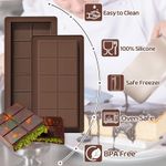 2 Pcs Chocolate Bar Mold