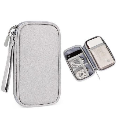 General Data Cable Storage Bags Double Layer Digital Usb Hard Disk Protection Bag Portable Earphone Organizer Digital Gadget Carry Case