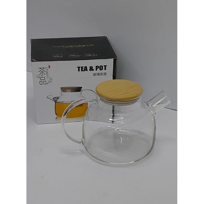 Glass Teapot Kettle 1ltr