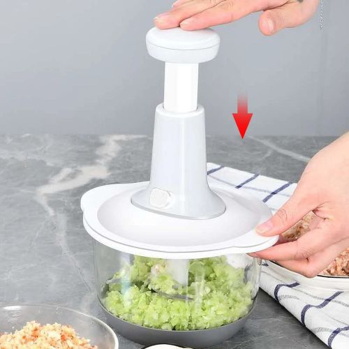 Manual Vegetable Mincers Press Type Household Garlic Meat Cutter Grinders Whisk
