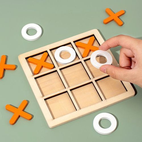 Making XO Tic Tac Toe Toys for Children's Intellectual and Logical Thinking Training