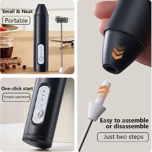 Wireless Milk Frothers Electric Handheld Blender Electrical Mini Coffee Maker Whisk Mixer With USB For Coffee Cappuccino