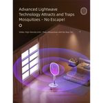 addigoes 2-in-1 Electric Mosquito Swatter &amp; Lamp – Rechargeable Insect Repellent with Triple Safety Mesh, LED Indicator, Anti-Shock Design for Night Use