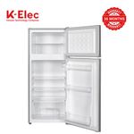 K-Elec 125 Litres Double Door Top Mount Fridge De-Frost Refrigerator With Ice Cube Tray | Model KR20-TM-DFC | 36 Months Warranty + Free Fridge Guard