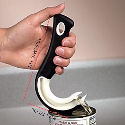 Easy Open Ring Pull Can Opener - Pop Top Tab Puller - Simple Tool for Soda Tabs, Lid Lifter, Tin Can, Ideal for Protecting Nails and Folks with Joint Pain or Arthritis