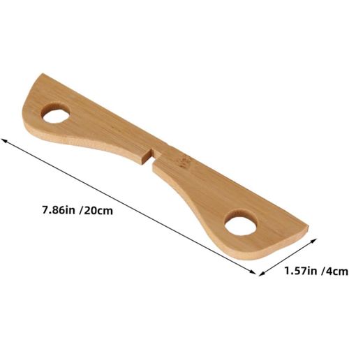 5 PCs Detachable Bamboo Trivet Hot Pads for Pots and Dishes Cross-Style Heat Resistant Kitchen Counter Rack Pot Holder for Hot Dishes Reversible Pot Holder Detachable Table Trivets