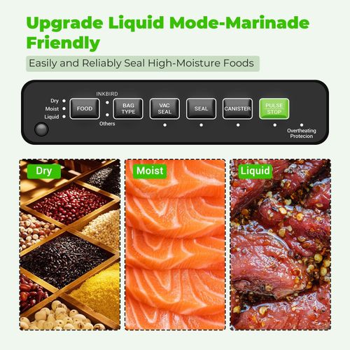 Inkbird Vacuum Sealer Machine Compact Food Vacuum Packer For Food Preservation