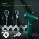 Home milk mixer, wireless multifunctional cr-eam frother, small milk frother, cake baking and egg beater