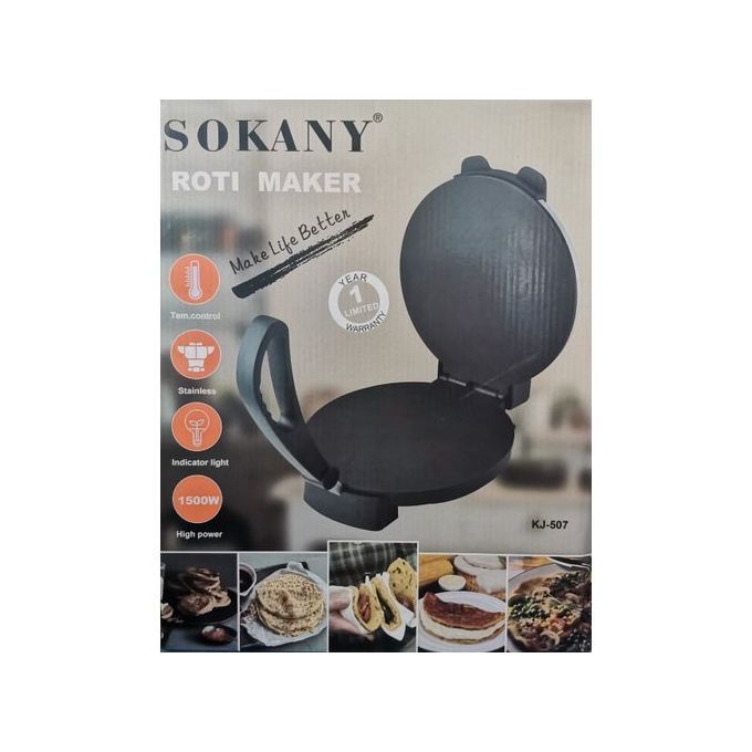Sokany New Design Electric Automatic Roti  Chapati Maker