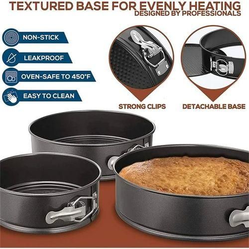 100-piece Cake Baking Supplies Set With 3 Baking Trays, Cake Decorating Set