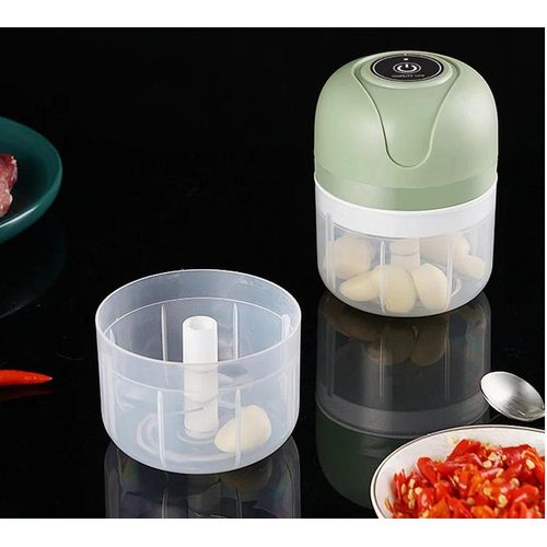 Rechargeable Electric Garlic Masher Garlic Grinder Masher 250ML Onion Chop Vanilla Vegetable Chili Grinder Portable Kitchen Blender