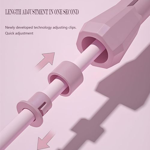 Speed Jump Rope-Pink,Lightweight,Tangle-Free, Adjustable,Perfect for Toddlers,Adult,Jumprope for Fitness,Enhance Endurance and Speed Workouts