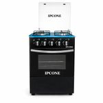 IPCONE 50*55 Cooker 3 Gas 1 Hotplate, Electric Oven,Glass Top, Jet Burners,1YR WARRANTY