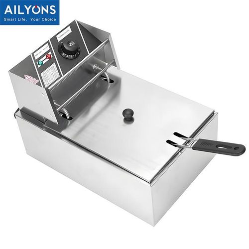 AILYONS EH81, 6 Litres Stainless Steel Tank Electric Deep Fryer, Commercial &amp; Home Use, Chips/Chicken/Mandazi  (1YR WRTY)