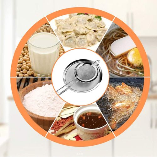 3Pcs Stainless Steel Sieve Set