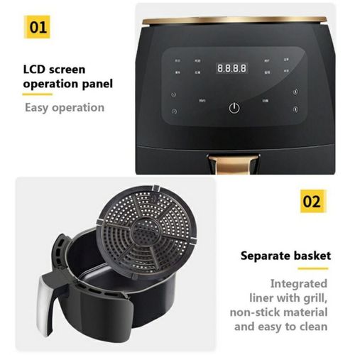7-in-1 Air Fryer (6L with LED Display)