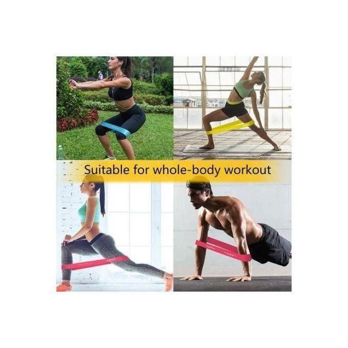 Fitness Resistance Rubber Elastic Yoga Expansion Bands -3pcs
