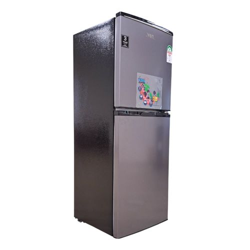 VON VRT-195DRHS Double Door Direct Cool Fridge - 195L, Dark Silver  (1YR WRTY)