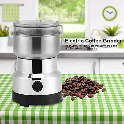 RAF Stainless Steel Multifunctional Electric Grinder &amp; Coffee Maker - Mini Spice, Coffee, and Masala Grinder for Beans, Nuts, and Grains - Household Mixer Grinder-300W