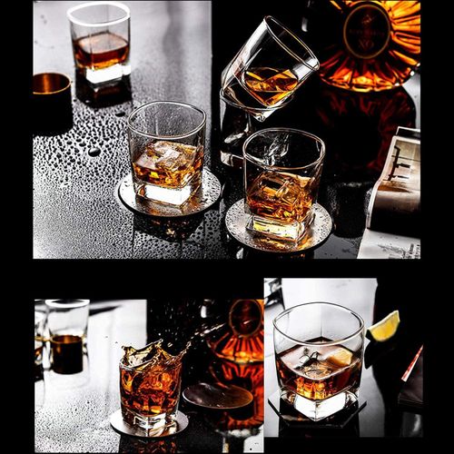 Nice One Set of 6pcs 280ML High Quality Glass Whiskey Glass Glassware Cup 309C