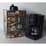Sokany Coffee Maker SK 124 Electric Drip Coffee Machine Fast Brewing Compact Design for Home Office and Kitchen Daily Coffee Preparation