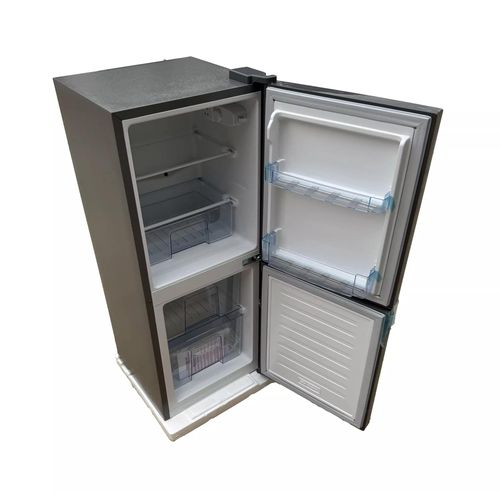 Vision Plus VPFR140NC, 140L Double Door Bottom Freezer Fridge - Inox