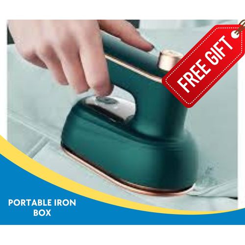 AILYONS Dry Ironbox + FREE Foldable Portable Travel Steam Iron