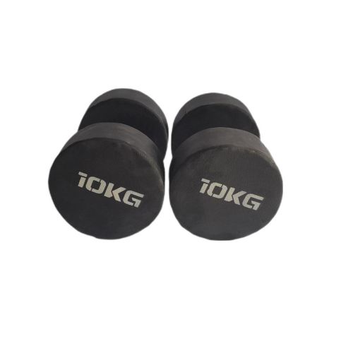 10kg dumbbells ( rubber coated)