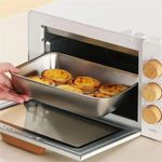 Gen 6 Pcs Stainless Steel Square Plate With Lid