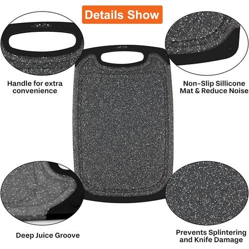 3pcs Kitchen Double Sided Cutting Board