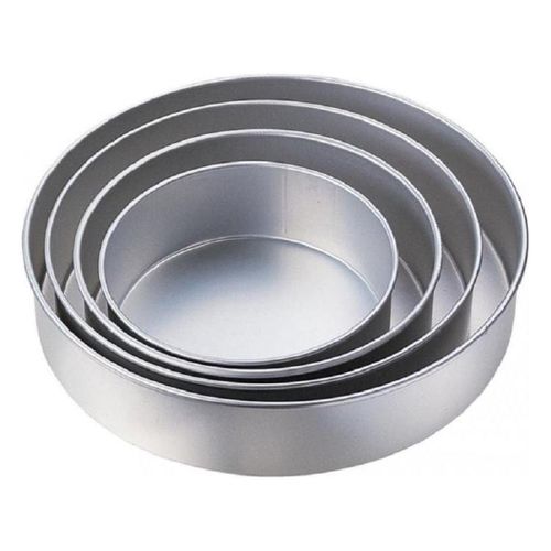 Aluminium Baking Tins - ROUND (Jua Kali) 6 x 3" - 12 x 3"