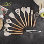 19 Pieces Household Kitchen Multi-function Silicone Set - White