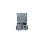 Nunix Top Table 4 Burner Cooker 3 Gas + 1 Electric Hot Plate