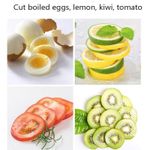 Aluminum Alloy and ABS Slicers for Fruits, Lemon Cutter, Tomato Slicer, Lemon Cutter (2 Pack)