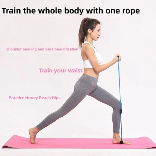 Figure 8 Resistance Bands, Yoga Resistance Band Stretch Fitness Band, Pull Rope, Chest Arm and Shoulder Stretch Bands Exercise Equipment for Home Workout, Physical Therapy, Strength Training
