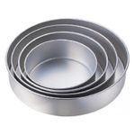 Aluminium Baking Tins - ROUND (Jua Kali) 6 x 3" - 12 x 3"