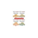 Signature 4 Pcs Pearl Platina Hotpots  (700/1000/1500/2500ml)