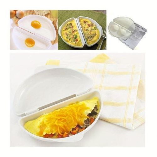 Effortless Cooking: Microwave Oven Egg Steamer &amp; Poacher, Kitchen Essential