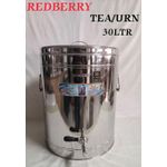 Redberry 10Ltr Double Wall Insulated Stainless Steel Tea Urn for Home, Events, Restaurants Use