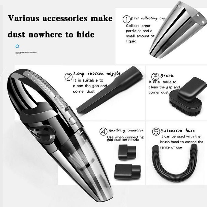 Dual-use Car/Home Wireless Vacuum Cleaner