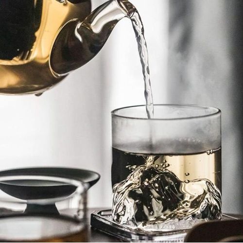2PK-Whiskey Glasses Unique Exquisite Mount Cocktails Drinking Glass Set