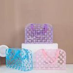 Dot Women Transparent PVC Cosmetic Bags Swimming Bags Waterproof Necesser Wash Toiletry Tote Bag Makeup Pouch Case