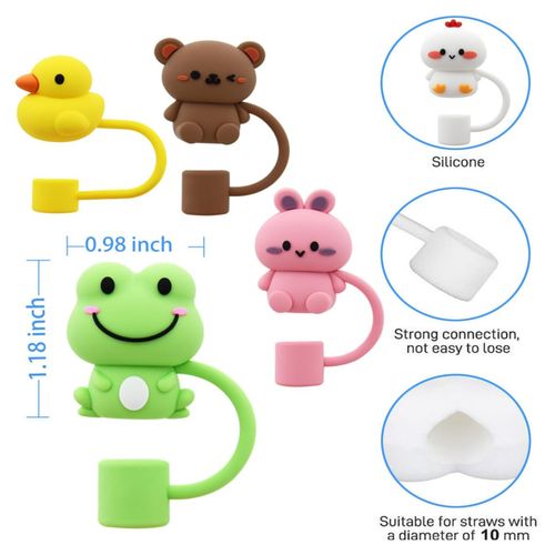 5 Pcs Straw Cover