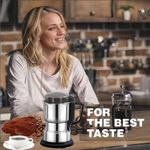 Electric Coffee &amp; Spice Grinder with Stainless Steel Blades