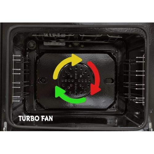 BJS Quality Standing Cooker 60x60 3-GAS+1 Hot Plate With Turbo-FAN Quality Standing Cooker