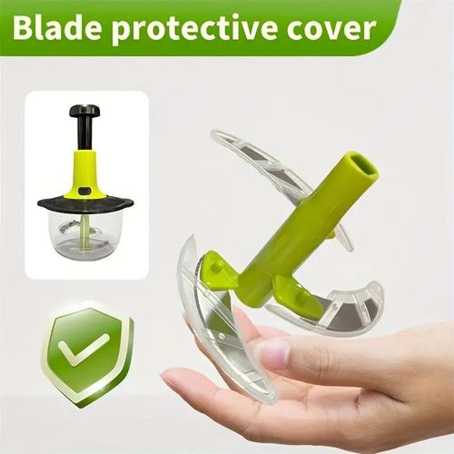 Multi-functional Stainless Steel Manual Food Chopper - Green