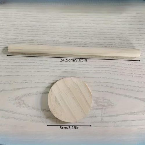 1pc Wood Countertop Paper Towel Holder &amp; Plastic Wrap Roll Hanger - Space-Saving Minimalist Suitable and Dining Room Holder, Compatible with Napkins, Wet Wipes, Cling Film